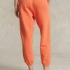 Pantaloni de atletism din lână Ralph Lauren portocalii pentru femei Pantaloni de atletism din lână Ralph Lauren portocalii pentru femei
