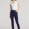 Pantaloni de atletism Golf Stretch Ralph Lauren pentru damă bleumarin