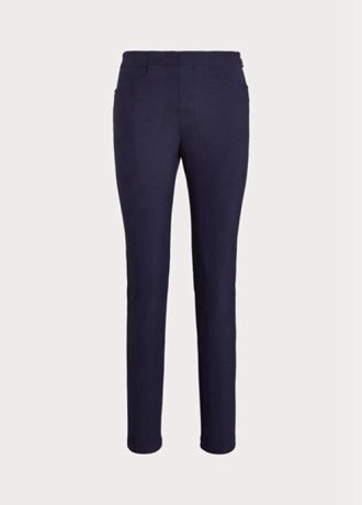 Pantaloni de atletism Golf Stretch Ralph Lauren pentru damă bleumarin