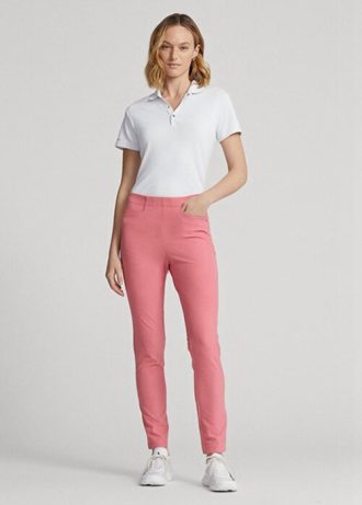 Pantaloni de atletism Golf Stretch Ralph Lauren pentru femei roz