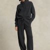 Pantaloni de damă din cașmir Ralph Lauren gri închis