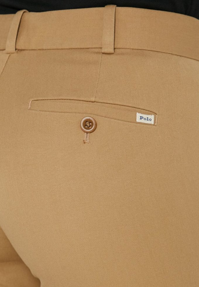 Pantaloni de damă maro Ralph Lauren cu talie înaltă Pantaloni de damă maro Ralph Lauren cu talie înaltă
