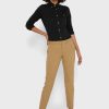 Pantaloni de damă maro Ralph Lauren cu talie înaltă Pantaloni de damă maro Ralph Lauren cu talie înaltă