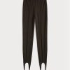 Pantaloni de damă maro Ralph Lauren Stirrup Stretch cu fermoar lateral Pantaloni de damă maro Ralph Lauren Stirrup Stretch cu fermoar lateral