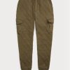 Pantaloni de jogger cargo din jerseu de lux Ralph Lauren pentru bărbați Olive
