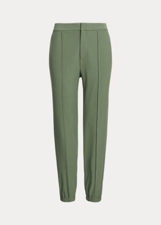 Pantaloni de jogger cu întindere în patru direcții Ralph Lauren, verzi, pentru femei Pantaloni de jogger cu întindere în patru direcții Ralph Lauren, verzi, pentru femei