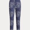 Pantaloni de jogging cu imprimeu bandană Ralph Lauren pentru femei bleumarin Pantaloni de jogging cu imprimeu bandană Ralph Lauren pentru femei bleumarin