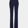 Pantaloni de lână elasticizat Ralph Lauren Alandra pentru femei bleumarin Pantaloni de lână elasticizat Ralph Lauren Alandra pentru femei bleumarin