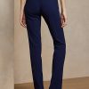 Pantaloni de lână elasticizat Ralph Lauren Alandra pentru femei bleumarin Pantaloni de lână elasticizat Ralph Lauren Alandra pentru femei bleumarin