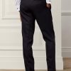 Pantaloni de smoking Barathea pentru bărbați negri Ralph Lauren Gregory, lucrați manual Pantaloni de smoking Barathea pentru bărbați negri Ralph Lauren Gregory, lucrați manual