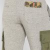 Pantaloni de sport cu imprimeu Ralph Lauren gri pentru bărbați Pantaloni de sport cu imprimeu Ralph Lauren gri pentru bărbați