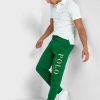 Pantaloni de sport cu logo Ralph Lauren verzi pentru bărbați Pantaloni de sport cu logo Ralph Lauren verzi pentru bărbați