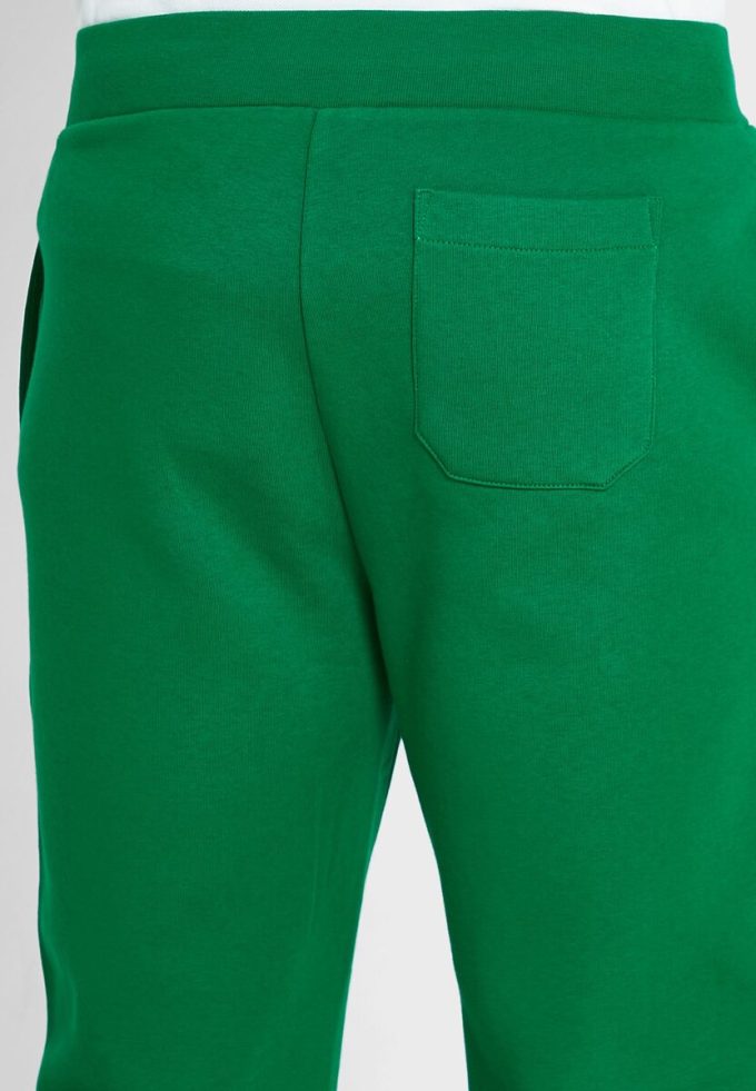 Pantaloni de sport cu logo Ralph Lauren verzi pentru bărbați Pantaloni de sport cu logo Ralph Lauren verzi pentru bărbați