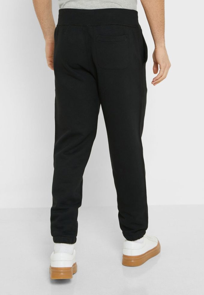 Pantaloni de sport cu șnur Ralph Lauren negri pentru bărbați Pantaloni de sport cu șnur Ralph Lauren negri pentru bărbați