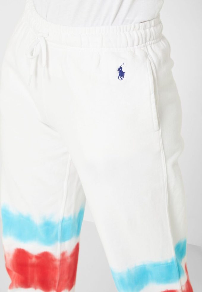 Pantaloni de sport cu talie înaltă Ralph Lauren de damă multicolori Pantaloni de sport cu talie înaltă Ralph Lauren de damă multicolori