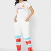 Pantaloni de sport cu talie înaltă Ralph Lauren de damă multicolori Pantaloni de sport cu talie înaltă Ralph Lauren de damă multicolori