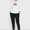 Pantaloni de sport cu talie înaltă Ralph Lauren de damă negri Pantaloni de sport cu talie înaltă Ralph Lauren de damă negri