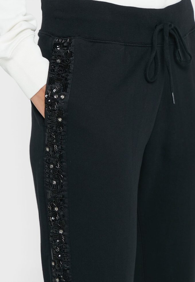 Pantaloni de sport cu talie înaltă Ralph Lauren de damă negri Pantaloni de sport cu talie înaltă Ralph Lauren de damă negri