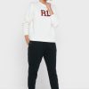 Pantaloni de sport cu talie înaltă Ralph Lauren de damă negri Pantaloni de sport cu talie înaltă Ralph Lauren de damă negri