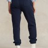 Pantaloni de sport din lână Ralph Lauren pentru femei bleumarin Pantaloni de sport din lână Ralph Lauren pentru femei bleumarin