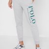 Pantaloni de sport gri pentru bărbați, cu logo-ul Ralph Lauren Pantaloni de sport gri pentru bărbați, cu logo-ul Ralph Lauren