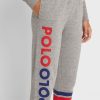 Pantaloni de sport gri pentru femei Ralph Lauren Logo Joggers Pantaloni de sport gri pentru femei Ralph Lauren Logo Joggers