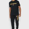 Pantaloni de sport negri pentru bărbați cu logo Ralph Lauren Pantaloni de sport negri pentru bărbați cu logo Ralph Lauren