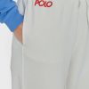 Pantaloni de sport Ralph Lauren cu dungi laterale de damă bej Pantaloni de sport Ralph Lauren cu dungi laterale de damă bej
