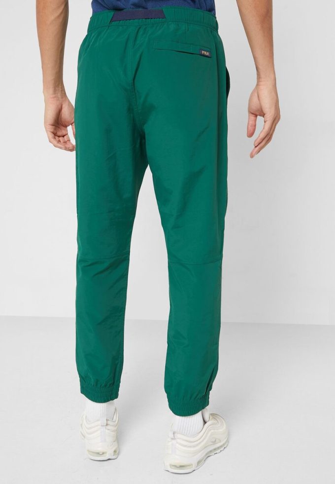 Pantaloni de sport Ralph Lauren Essential verzi pentru bărbați Pantaloni de sport Ralph Lauren Essential verzi pentru bărbați