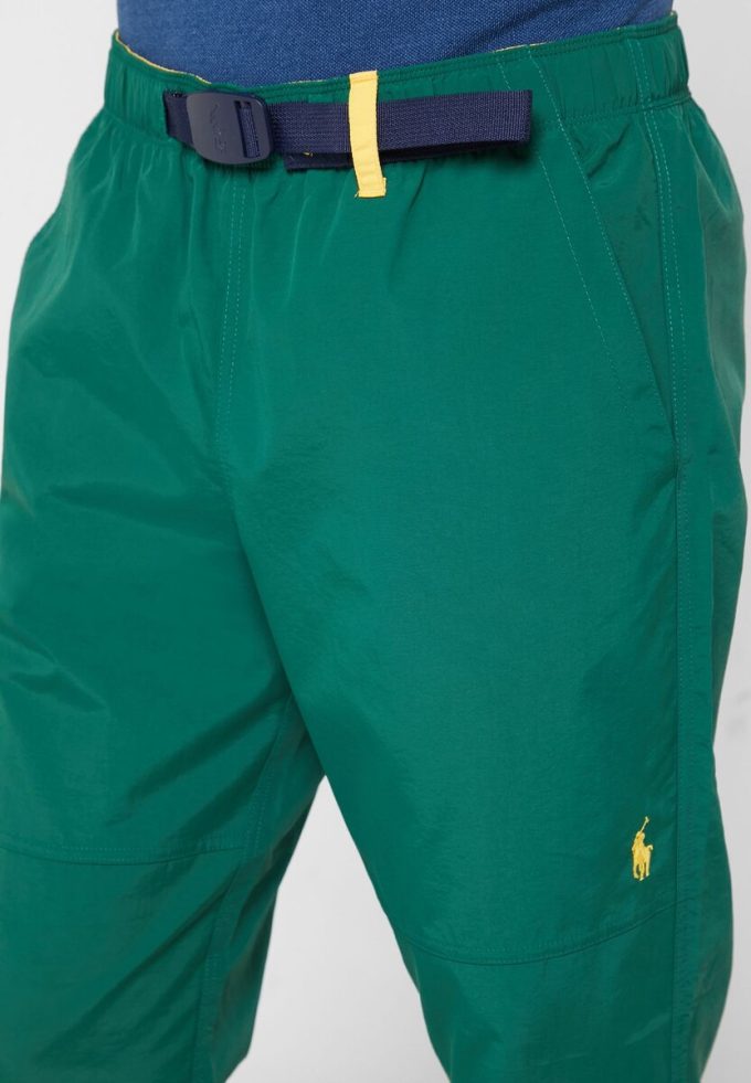 Pantaloni de sport Ralph Lauren Essential verzi pentru bărbați Pantaloni de sport Ralph Lauren Essential verzi pentru bărbați