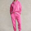 Pantaloni de sport roz pentru femei Ralph Lauren Pink Pony Fleece Pantaloni de sport roz pentru femei Ralph Lauren Pink Pony Fleece