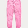 Pantaloni de sport roz pentru femei Ralph Lauren Pink Pony Fleece Pantaloni de sport roz pentru femei Ralph Lauren Pink Pony Fleece