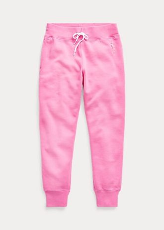 Pantaloni de sport roz pentru femei Ralph Lauren Pink Pony Fleece
