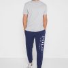 Pantaloni de trening cu manșetă cu logo Ralph Lauren pentru bărbați bleumarin Pantaloni de trening cu manșetă cu logo Ralph Lauren pentru bărbați bleumarin
