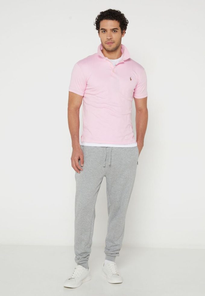 Pantaloni de trening Ralph Lauren Essential gri pentru bărbați Pantaloni de trening Ralph Lauren Essential gri pentru bărbați