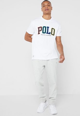 Pantaloni de trening Ralph Lauren Essential gri pentru bărbați Pantaloni de trening Ralph Lauren Essential gri pentru bărbați