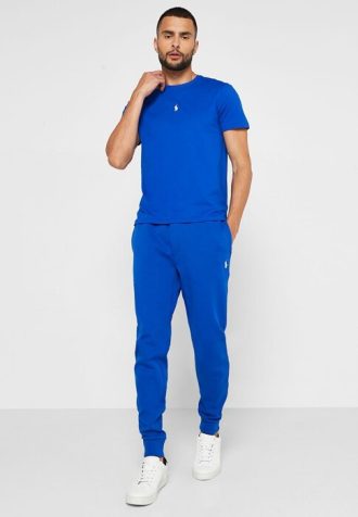 Pantaloni de trening Ralph Lauren Essential pentru bărbați albaștri Pantaloni de trening Ralph Lauren Essential pentru bărbați albaștri