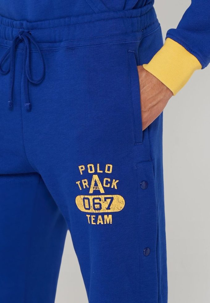 Pantaloni de trening Ralph Lauren Essential pentru bărbați albaștri Pantaloni de trening Ralph Lauren Essential pentru bărbați albaștri