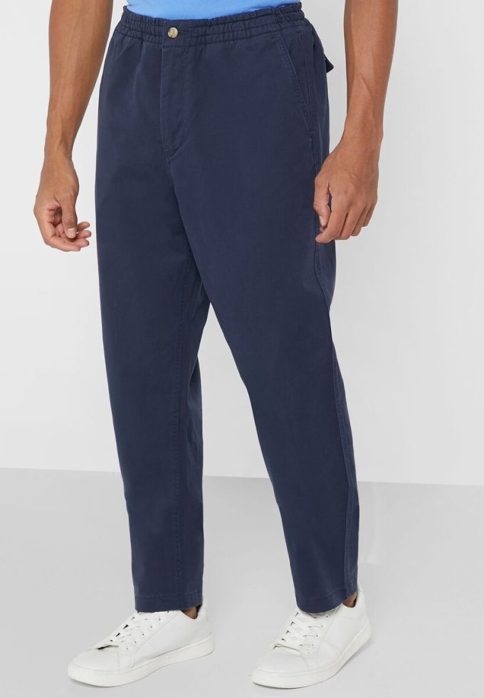 Pantaloni de trening Ralph Lauren Essential pentru bărbați bleumarin Pantaloni de trening Ralph Lauren Essential pentru bărbați bleumarin