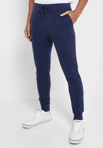 Pantaloni de trening Ralph Lauren Essential pentru bărbați bleumarin Pantaloni de trening Ralph Lauren Essential pentru bărbați bleumarin