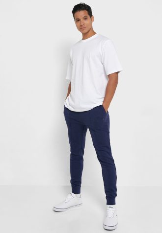 Pantaloni de trening Ralph Lauren Essential pentru bărbați bleumarin Pantaloni de trening Ralph Lauren Essential pentru bărbați bleumarin