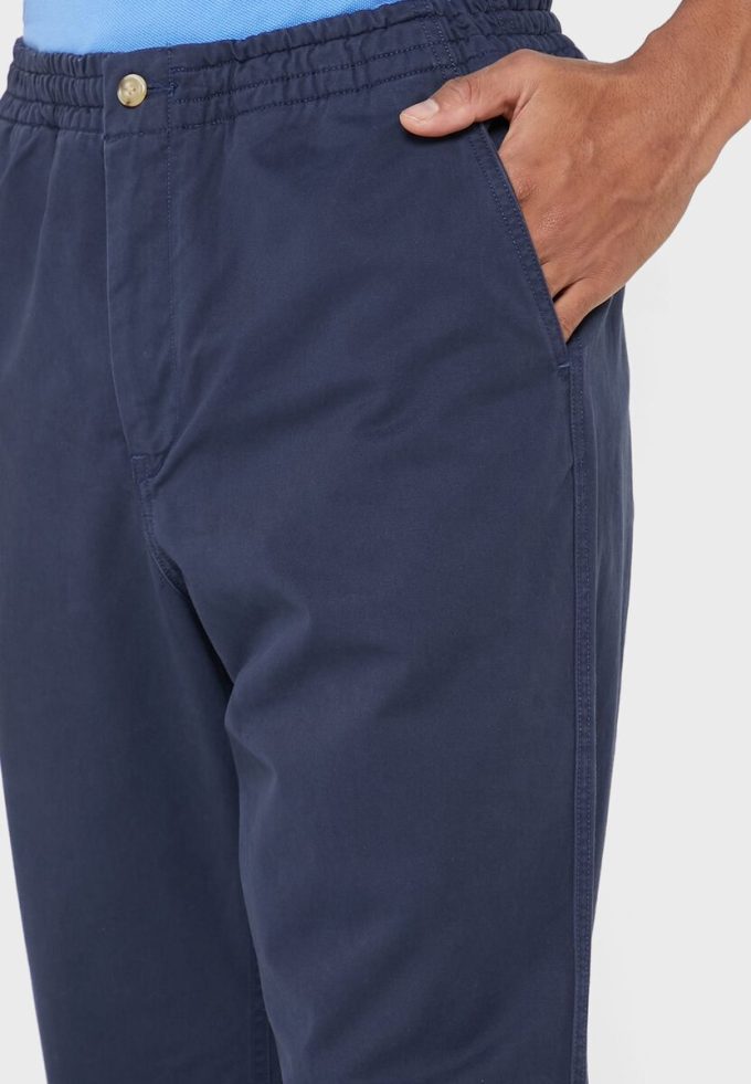 Pantaloni de trening Ralph Lauren Essential pentru bărbați bleumarin Pantaloni de trening Ralph Lauren Essential pentru bărbați bleumarin