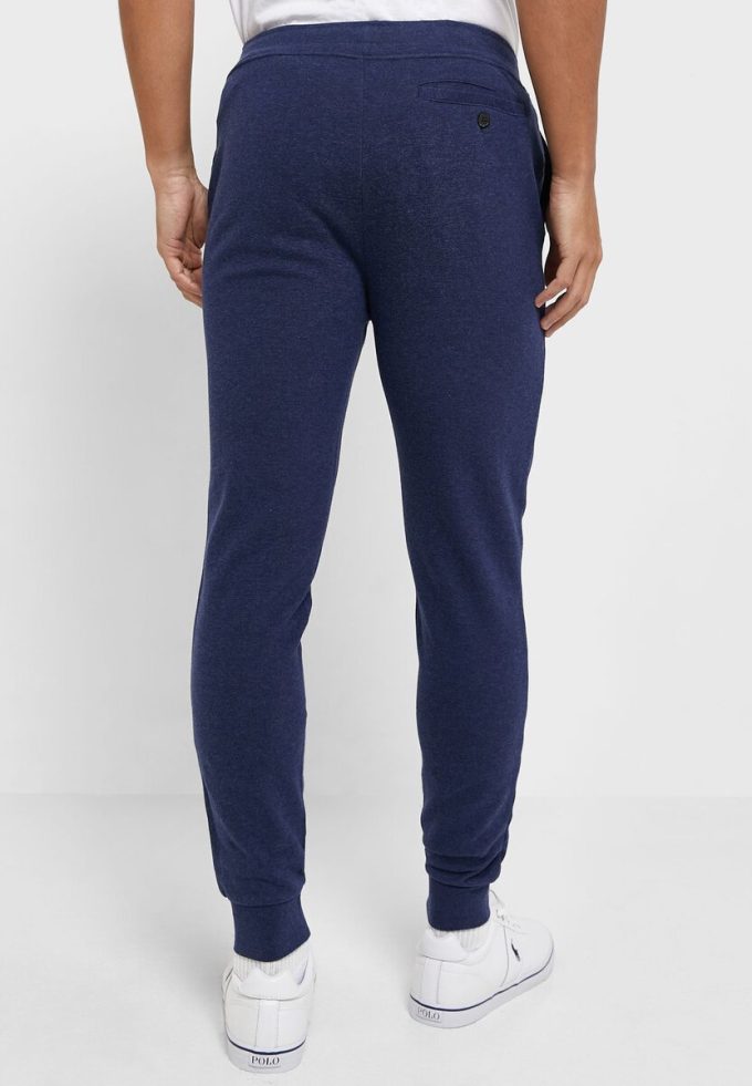 Pantaloni de trening Ralph Lauren Essential pentru bărbați bleumarin Pantaloni de trening Ralph Lauren Essential pentru bărbați bleumarin