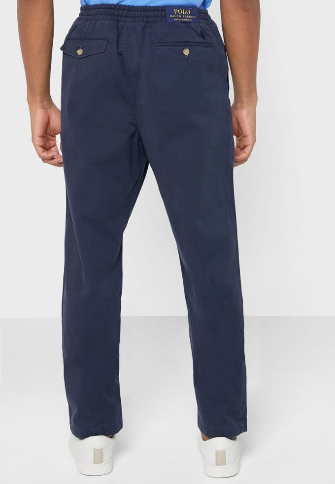 Pantaloni de trening Ralph Lauren Essential pentru bărbați bleumarin Pantaloni de trening Ralph Lauren Essential pentru bărbați bleumarin