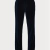 Pantaloni formali din catifea Gregory Ralph Lauren pentru bărbați bleumarin