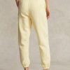 Pantaloni galbeni de atletism din lână Ralph Lauren pentru femei Pantaloni galbeni de atletism din lână Ralph Lauren pentru femei