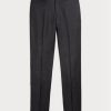 Pantaloni gri pentru bărbați Ralph Lauren slim fit din lână Pantaloni gri pentru bărbați Ralph Lauren slim fit din lână
