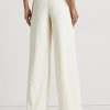 Pantaloni largi din crep cu pliuri Ralph Lauren pentru damă