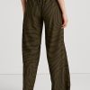 Pantaloni largi din crepon cu imprimeu zebră Ralph Lauren pentru femei Olive Pantaloni largi din crepon cu imprimeu zebră Ralph Lauren pentru femei Olive