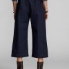 Pantaloni largi din denim din bumbac și in Ralph Lauren pentru damă